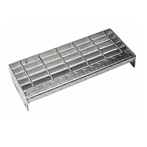 Stair Tread Steel Grating-Firm Structure and Durable Life